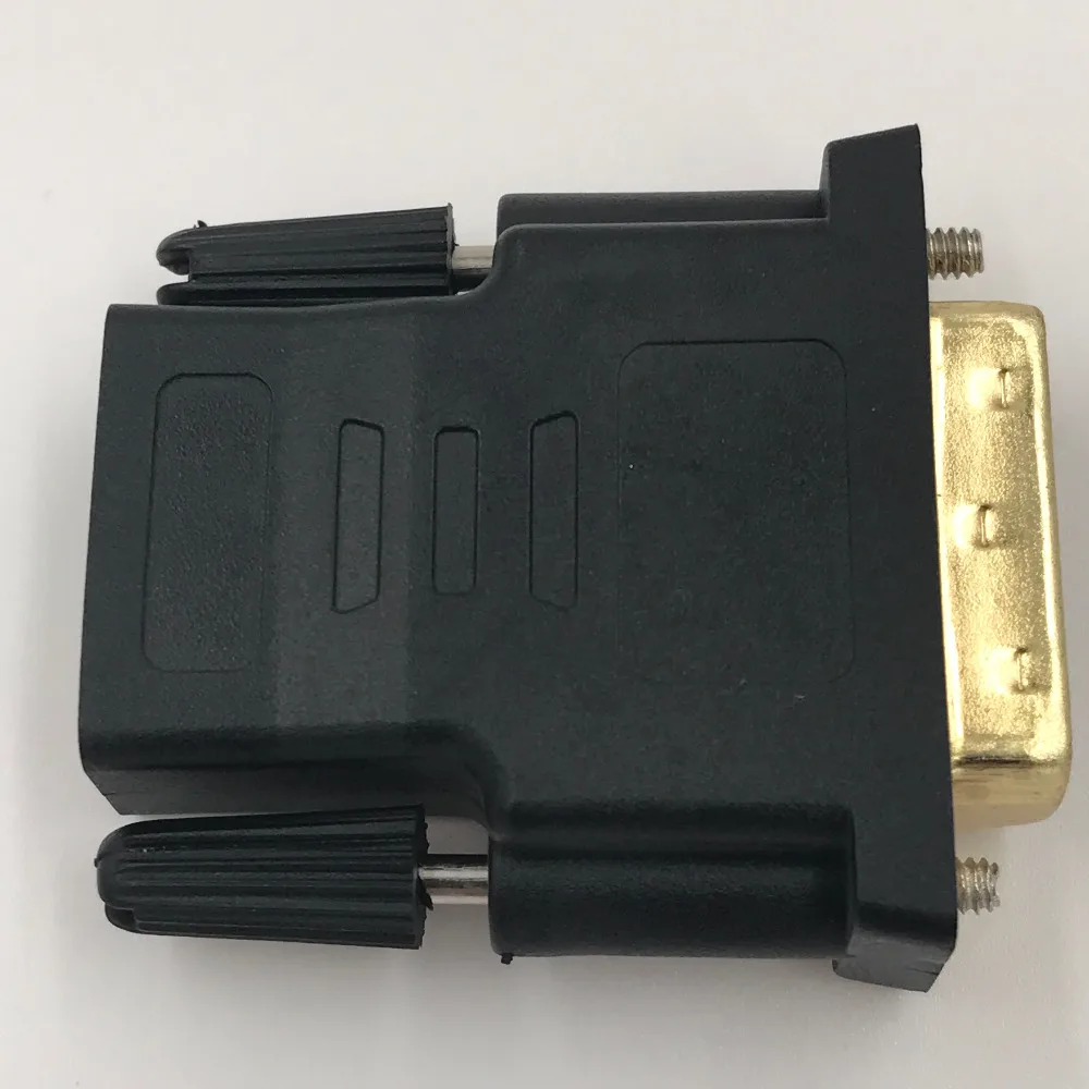 Adaptador DVI 24 + 1 a HDVT, convertidor DVI macho a hembra Compatible con HDMI para HDTV, soporte chapado en oro, 1080p, alta calidad, 1 unidad