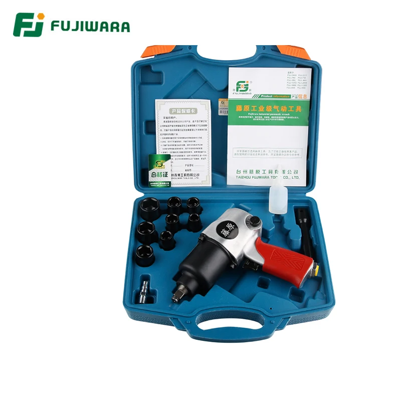 

FUJIWARA 1280t 1/2'' 650N.M Pneumatic Wrench Industrial Class Large Torque Pneumatic Tool Tyre Disassembly Torque Wrench