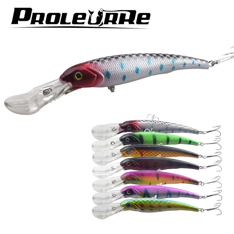 

1PCS 16.5cm 28g Wobbler Fishing Lure Big Crankbait Minnow Peche Bass Trolling Artificial Bait Pike Carp Fishing tackle Pro-268