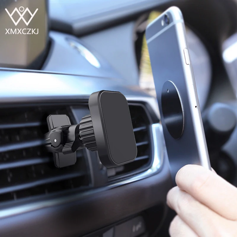 

XMXCZKJ Magnetic Car Phone Holder Air Vent Magnet Mount GPS Smartphone Mobile Stand Support For iPhone 13 Xiaomi Huawei Samsung