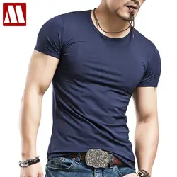 3 Colors Metrosexual Men Compression Short Sleeve Crew neck Fitness Tight T Shirts Tops Men's Summer tee shirt Big yards S - 5XL