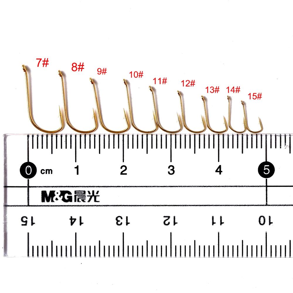 FTK Widerhaken Größe 7 # Größe 15 # Angelhaken aus Japan: Jig-Haken, Karpfenhaken, Feeder-Haken, Anzol-Fischhaken, Angelausrüstung – Detail 5