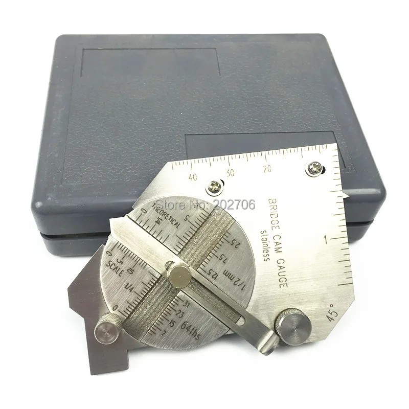 bridge cam welding gauge stainless steel Cam Type gauge Master Gage Throad Pocket Measure tool