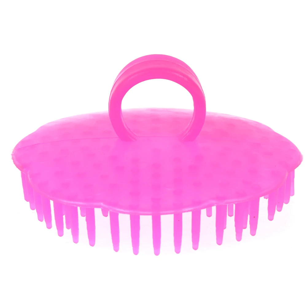 1PC Plastic Shampoo Washing Hair Massager Comb Scalp Shower Body Brush Random Color