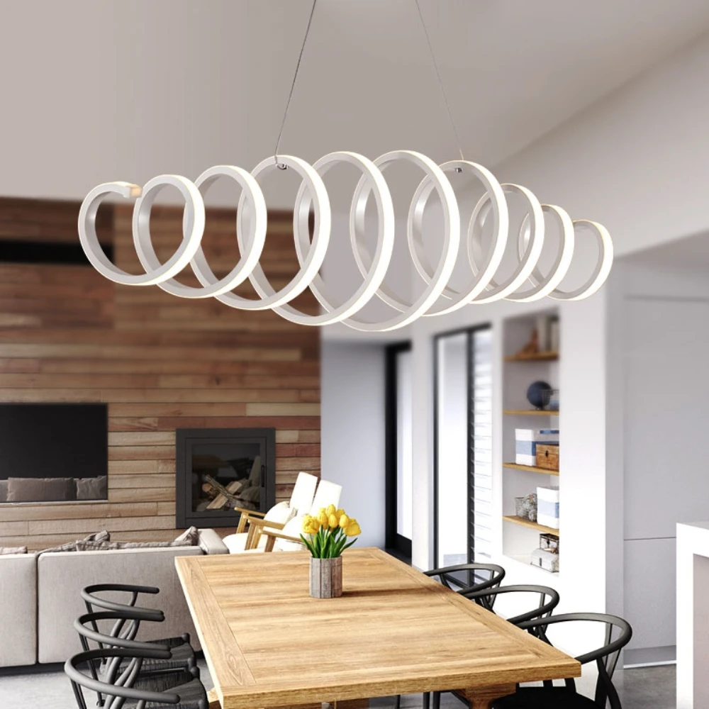 Modern Led Pendant Light Hanging lamp For Dining Room Bar Minimalism Suspension luminaire Suspendu Pendant Lamp Lighting Fixture