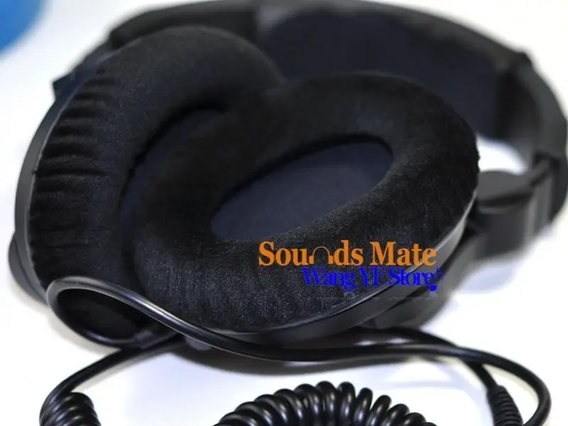 Bantalan Telinga Beludru Halus untuk Sennheiser HD 280 Pro HMD 280 281 Headphone Verison Perak