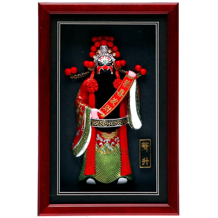 

Decoration Arts crafts girl gifts get married Five God Chinese features crafts pendant wall decoration PR business abroad to sen