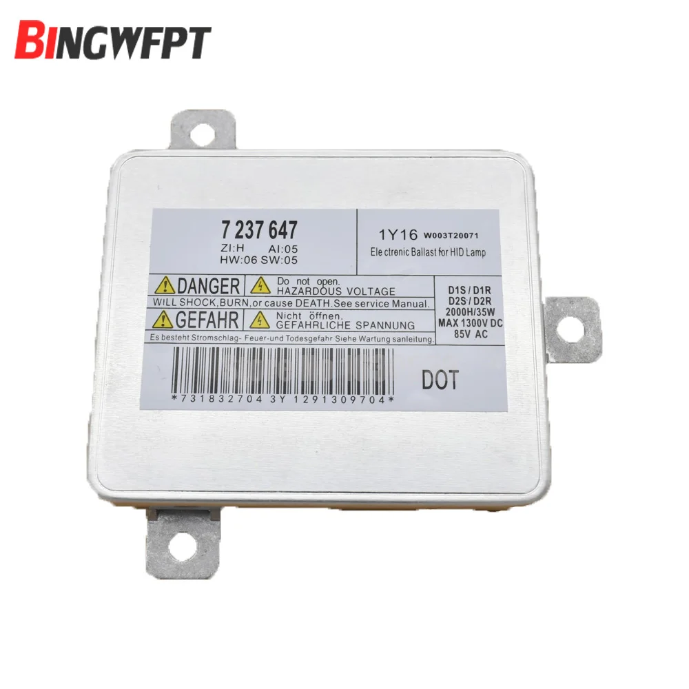 12V 35W D1/ D3 HID Xenon Headlights Ballasts Control Module UNIT 63117237647 For BMW Series X1 2009-2012