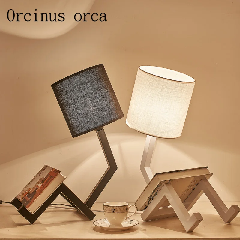 

Boreal Europe modern LED desk lamp protects eye originality cozy bedroom study bedside desk study brief read desk lamp