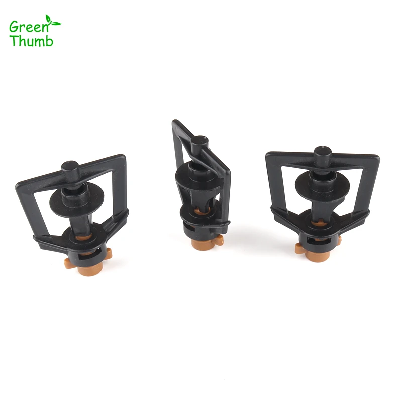 

30pcs Inner Dia 6mm Ground Insert Rotary Nozzle Agricultural Irrigation Sprayer Greenhouse Water Saving Micro Sprinkler