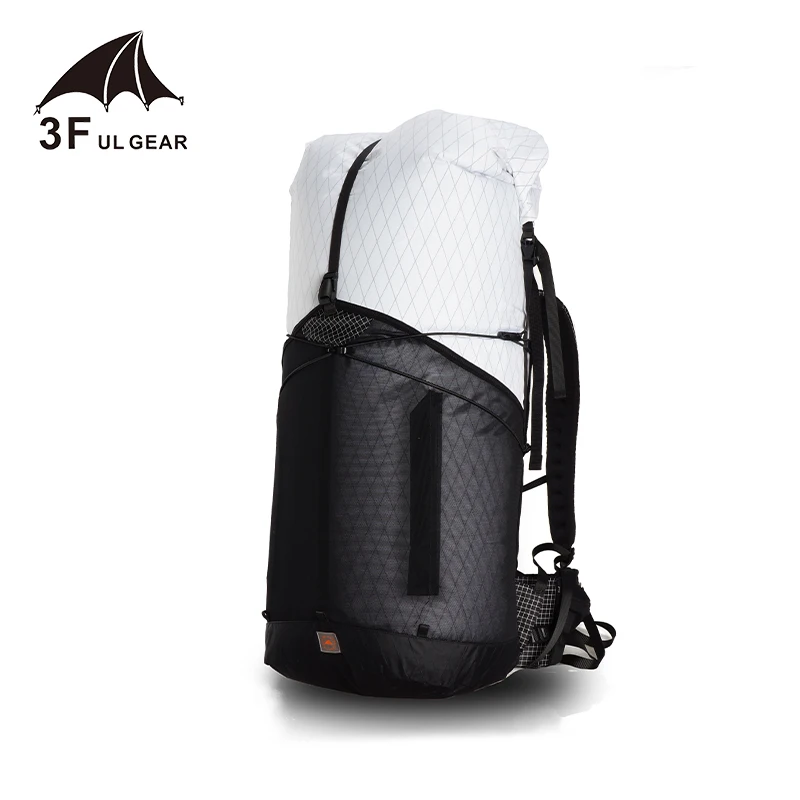 Mochila de escalada XPAC grande 3F UL GEAR 55L, bolsa ligera y duradera para viajes, acampada y senderismo