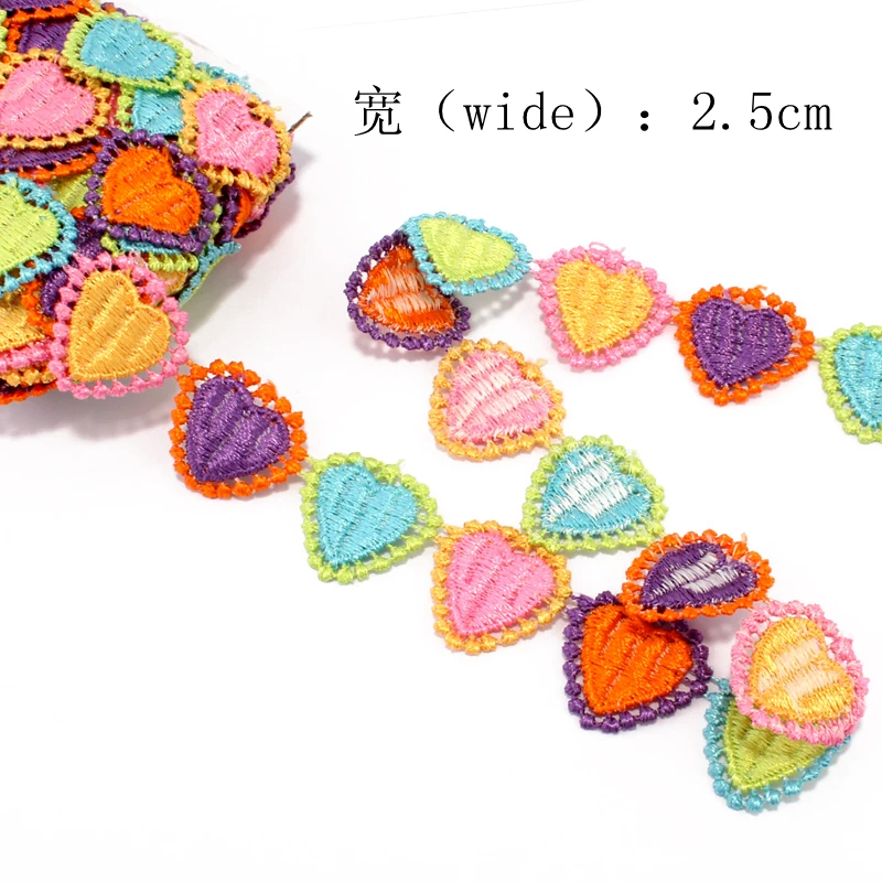 15yards=1pack Weave Flower Lace Trim Ribbon for Girls Hair Accessories Knit Non-stretch Lace Trim for Women Clothing Ornaments