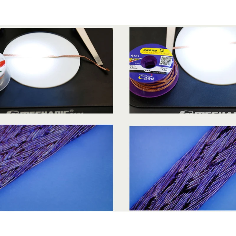 MECHANIC Solder Wick Remover 1.5/2.0/2.5/3.0/3.5mm Environmentally Desoldering Wire Braid BGA Soldering Repair Tools