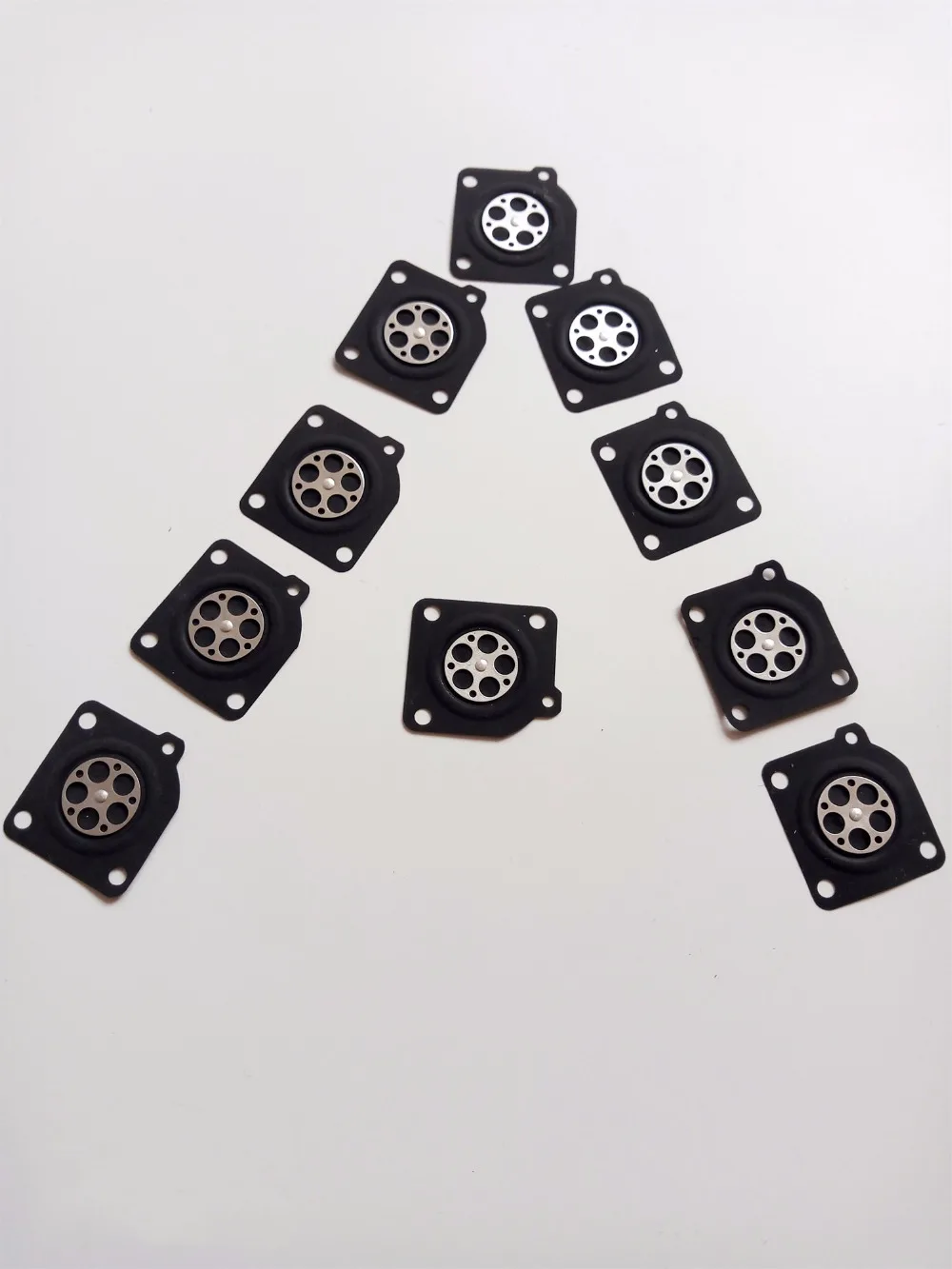 10pcs/lot For ZAMA 180 Metering Diaphragm Gasket Parts For Chainsaw MS210 MS230 MS250 Chainsaw Carburetor Repair Kit