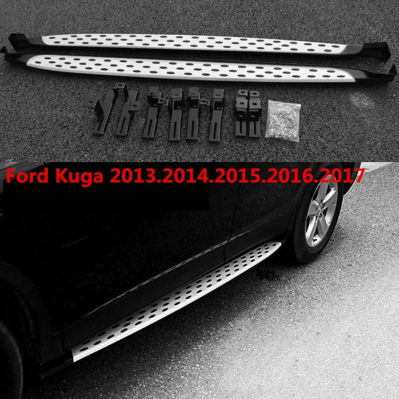 

Автомобильные Боковые ступенчатые педали для Ford Kuga 2013.2014.2015.2016.2017, высококачественные, новые, оригинальные модели Nerf