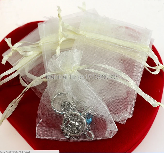 

100pcs/lot free shipping organza gift bag&pouch, for wedding gift,herb packaging,Various colors,size customized,wholesale