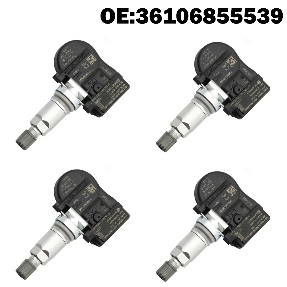 

4PCS Car TPMS Tire Pressure Monitor Sensor System 36106855539 36106856209 for BMW 1 2 3 4 F22 F20 F21 F23 F87 F45 F46 F30 F31