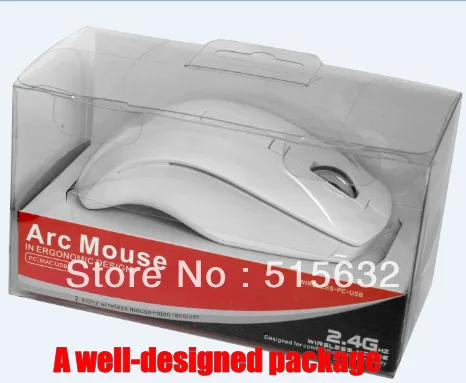 High Qulity  wireless mouse 2.4GHz ArcWireless Optical Mouse/Mice