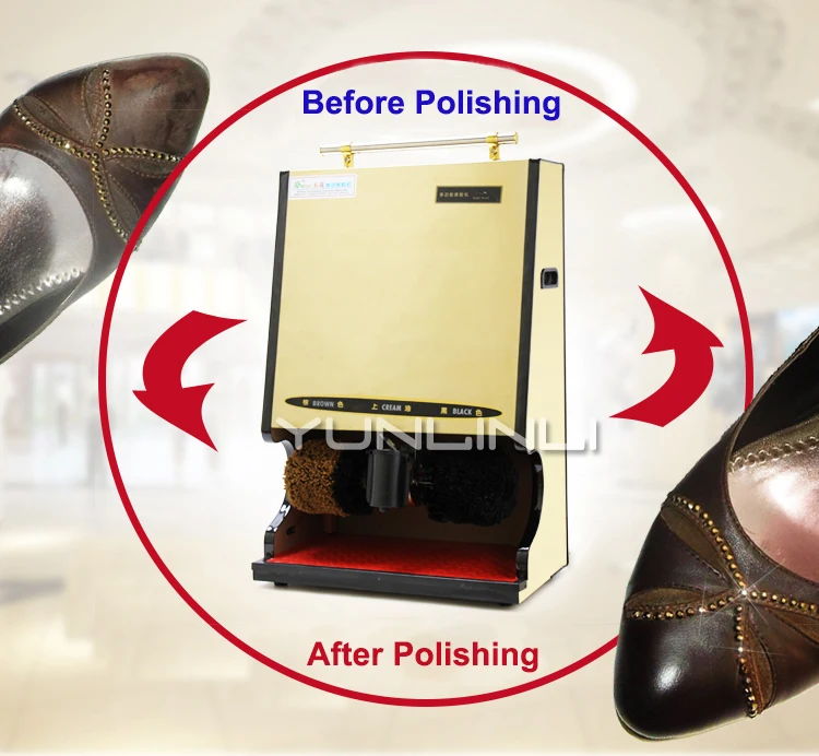 التلقائي الكهربائية أحذية الملمع جلد حذاء التلقائي تنظيف الأحذية تلميع المعدات رجل/المرأة أحذية نظافة YK-D521