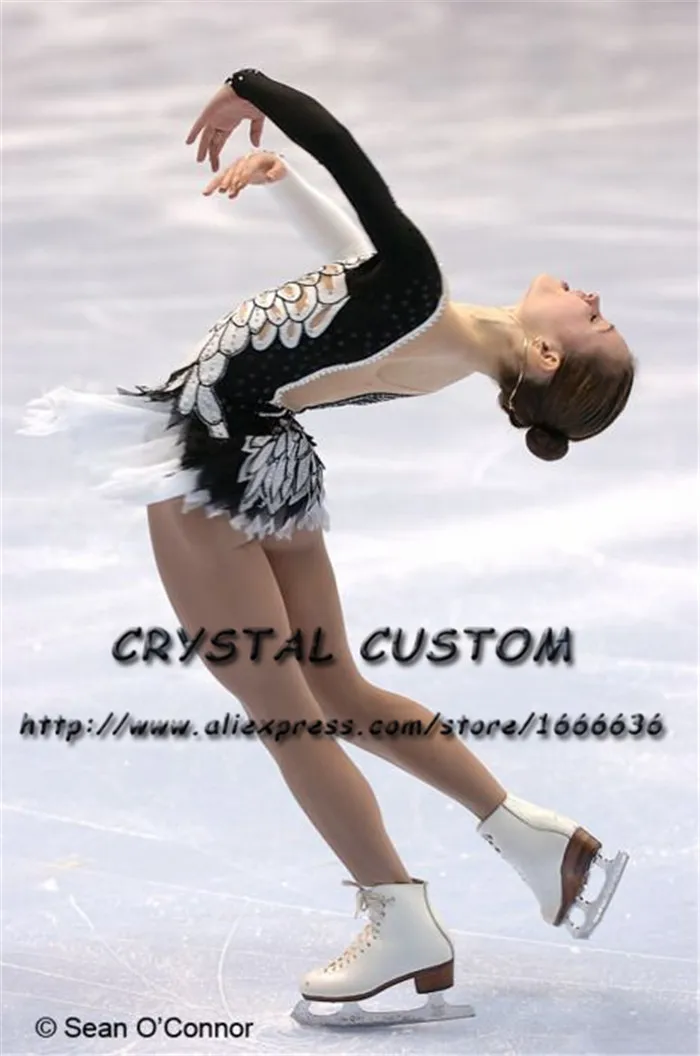 Custom Figure Skating Dresses Graceful New Brand Girls Ice Skating Dresses For Competition DR4298