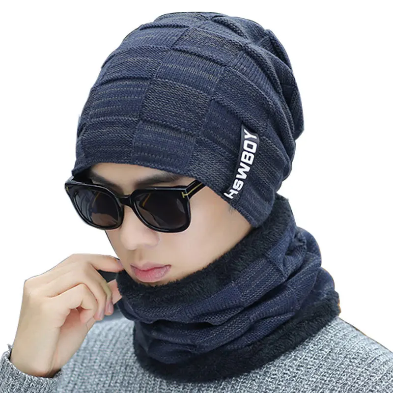 NEW Winter Hats Skullies Beanies Hat Winter Beanies For Men Women Wool Scarf Caps Balaclava Mask Gorras Bonnet Knitted Hat