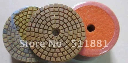 3\'\' 4‘’ 6\'\' metal Particles wet polishing pad | 80 100 150mm concrete stone Revolutionary product instead of metal grinding disk