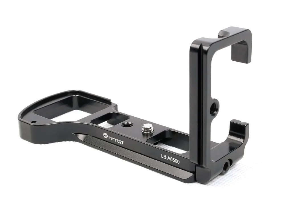 Vertical Shoot Quick Release L Plate Bracket Base Holder for Sony ILCE-6500 (A6500) Camera Metal Ballhead Arca-swiss RRS