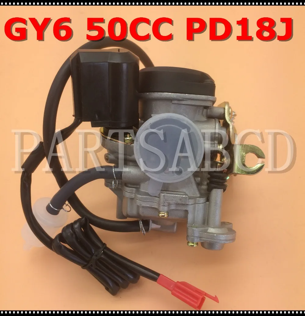 PD18J 18mm Carburetor FOR Motorcycle GY6 50cc Scooter Moped PD18 Engine 139QMB 139QMA ABM IRBIS BAJA