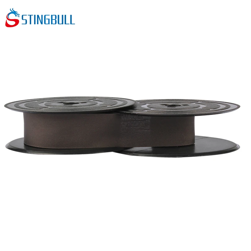 STINGBULL Width12.7MM*Length10M GR4 Twin Spool Ribbons Cartridges 10M High Quality Black Printer Ribbon For Typewriters