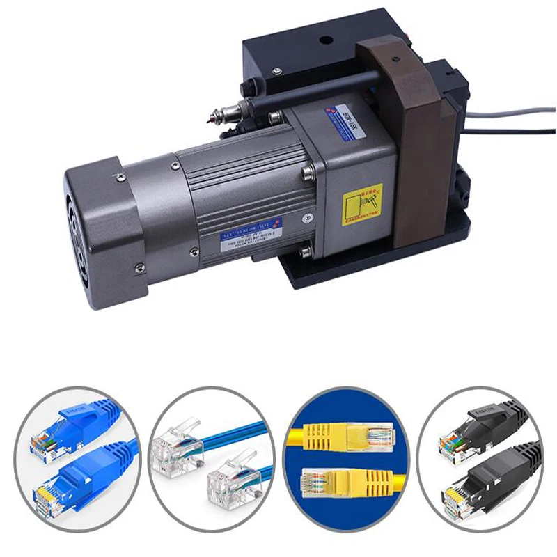 

Automatic Crystal PC Head Pressing Machine Telephone and Network Line Terminal Crimping Machine