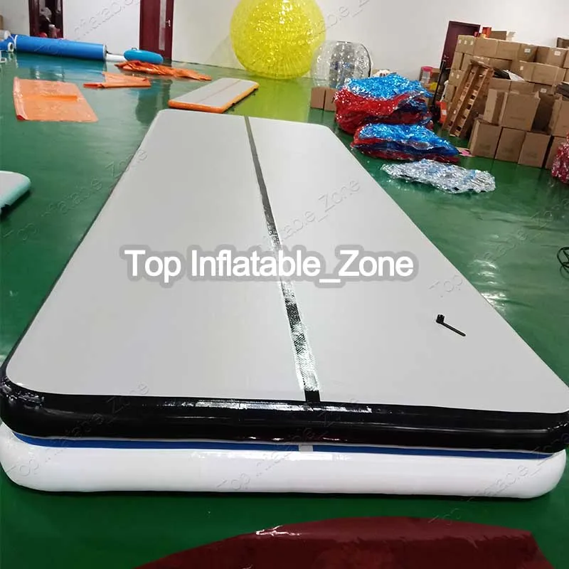 Ginnastica gonfiabile AirTrack Tumbling Air Track Trampolino da pavimento Pompa ad aria elettrica per uso domestico Allenamento Cheerleader 1 pompa