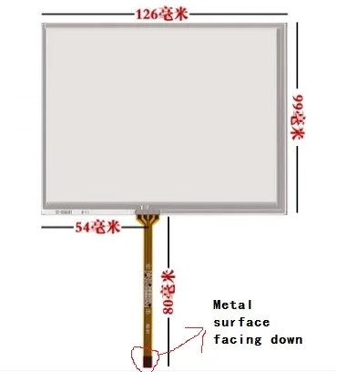 

126*99 New 5.6 inch touch screen AT056TN04 V.6 TM056KDH01 TM056KDH02 AT056TN53