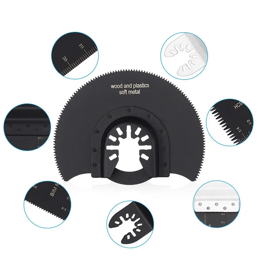 10Pcs Multitool Saw Blade Oscillating Blade Multi Tool Circular Saw Blades For Wood Cutting Kit