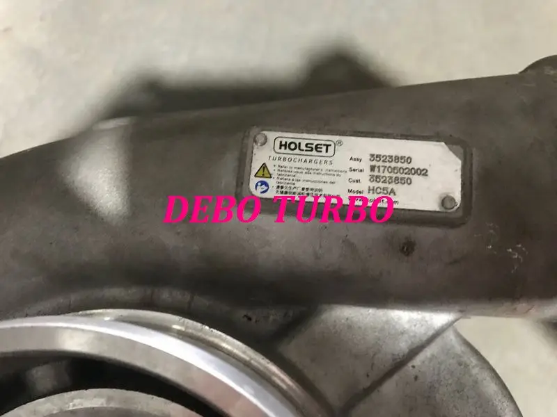 USED GENUINE HC5A 3523850 3801722 317107 3525218 3594027 Turbo Turbocharger for Chongqin CUMMINS KTA38 engine