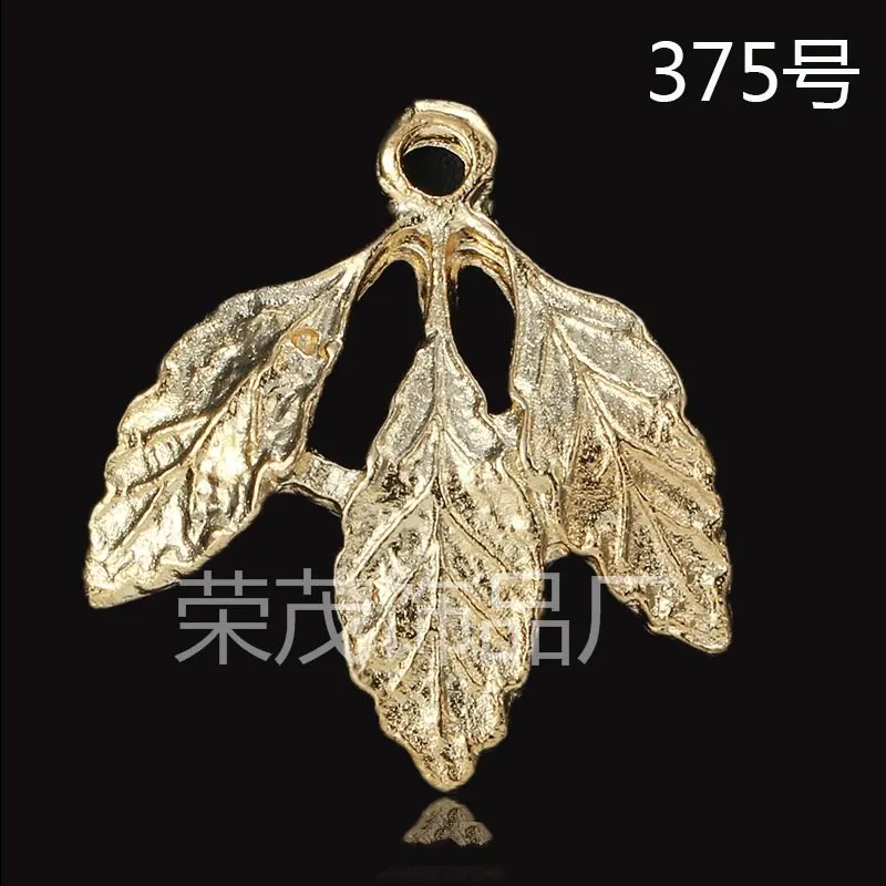 

50pcs Gold/Silver Color Zinc Alloy Special Leaf Charms Pendants for Jewelry Making DIY Handmade Craft 20x19mm