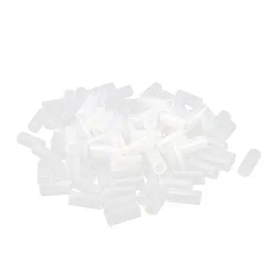 1000 Pcs Nylon Cylinder LED Spacer Holder Support Outer Dia. 4mm x 9mm Clear