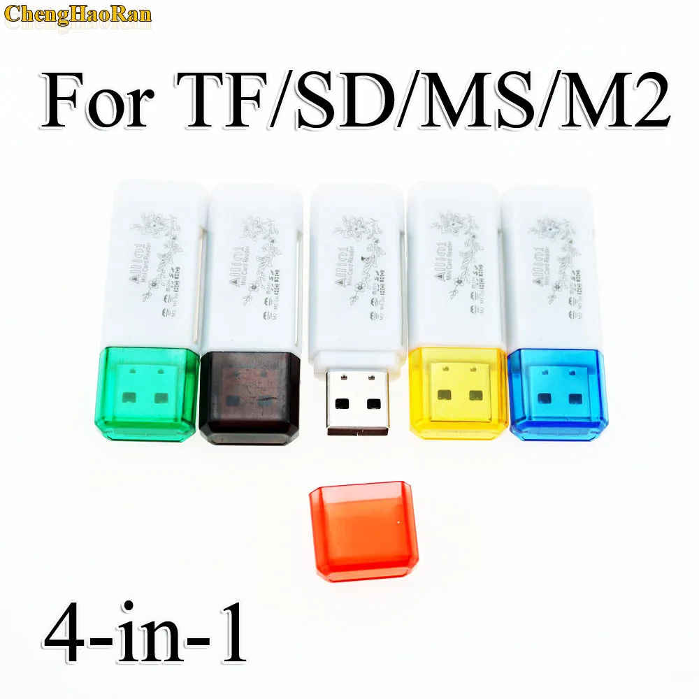 1pcs High Quality Mini USB 2.0 Card Reader for Micro SD Card TF Card Adapter Plug and Play Colourful Choose from for Tablet PC