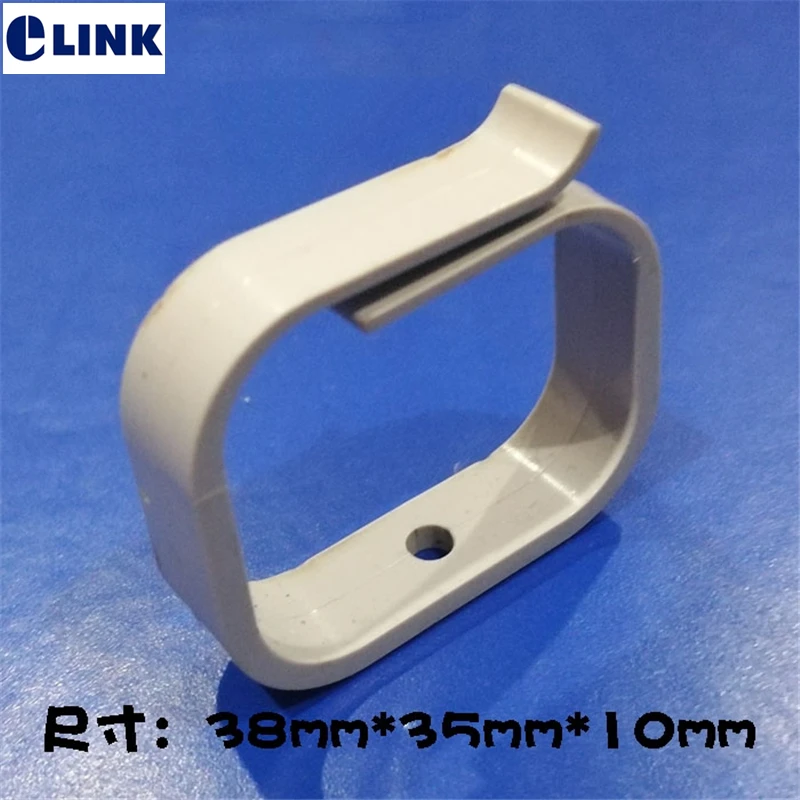 cable manager ring one hole sqaure ABS plastic for distribution box cable management for network cabinet white 38*35*10mm 100PCS