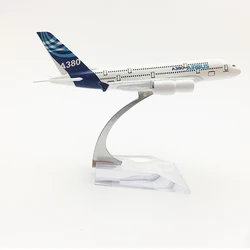 free shipping A380 prototype aeroplane model Airbus A380 airplane 16CM Metal alloy diecast 1:400 airplane model toy for children