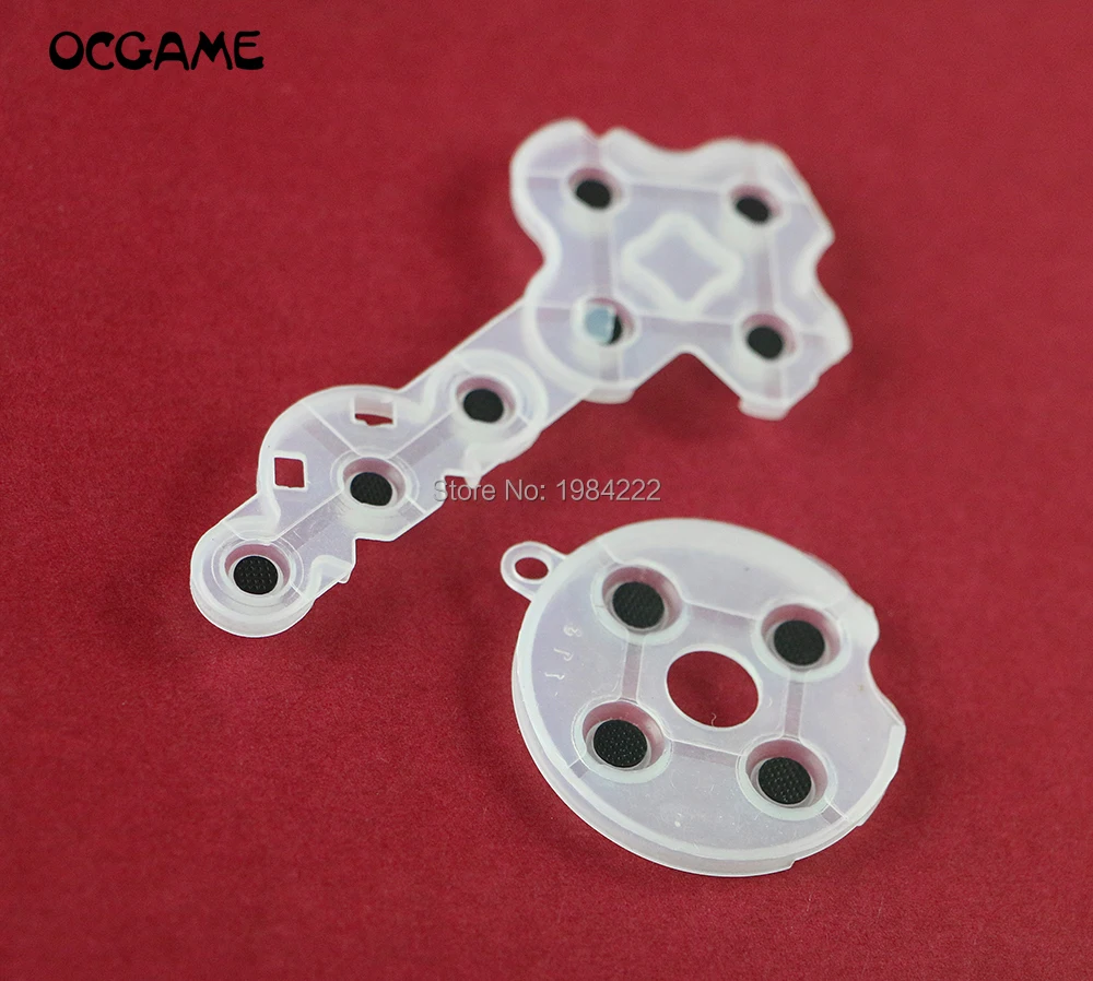 

OCGAME 20sets/lot transparent Silicone Conductive Rubber Pads for xbox360 Xbox 360 Controller Contact Buttons