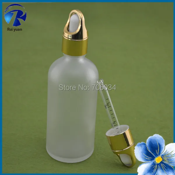 

Essential Oil Glass Bottles100ml Green Frosted Glass Bottle with Dropper E Cig Liquid Cream Jar Mens Cologne Glass Vials Screw