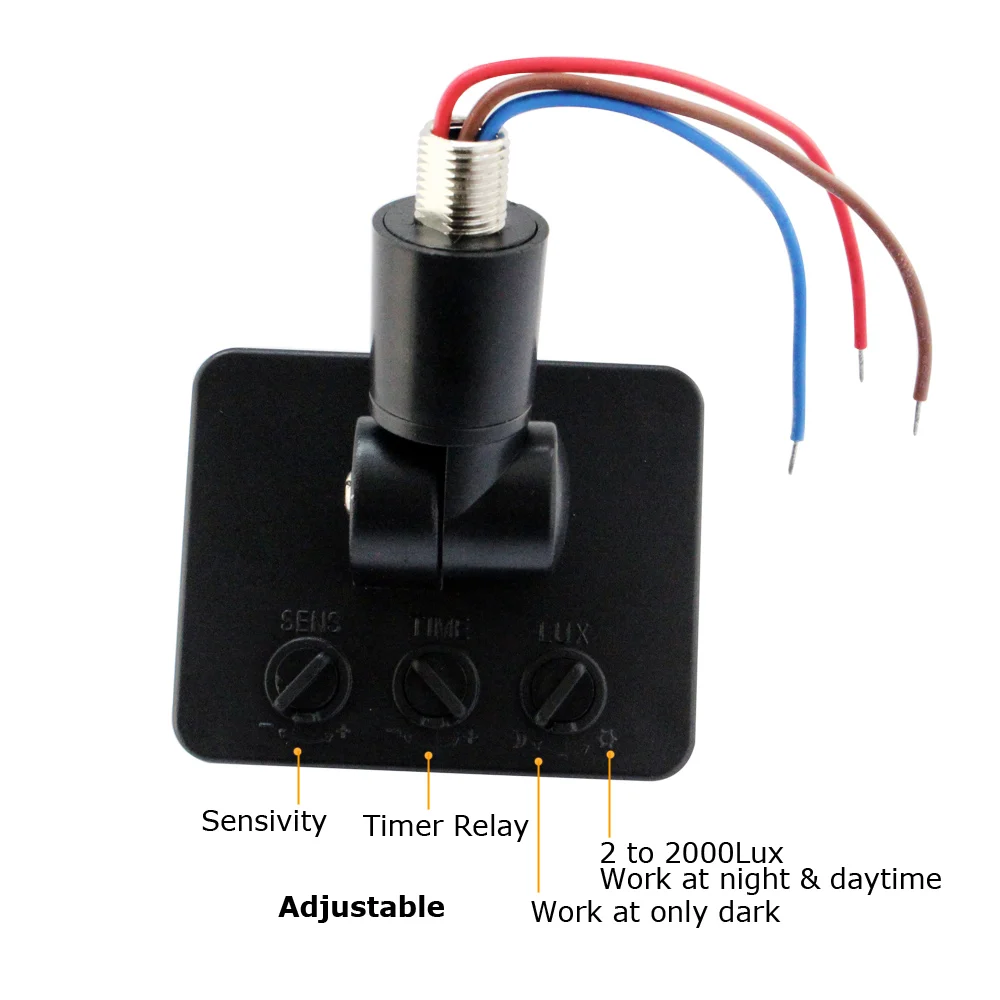 Motion Sensor 220V 110V DC 12V PIR Sensor Motion Switch Automatic Infrared Body Lamp Light Timer Switch Outdoor image 5