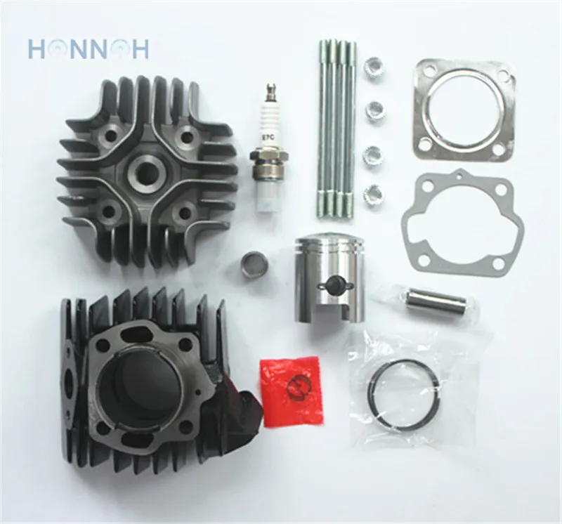 Cylindrów 41MM pierścienie tłokowe uszczelki zestaw świec zapłonowych dla Suzuki LT 50 LT50 1984 85 86 1987 zabrudzenia motocyklowe pitbike akcesoria atv