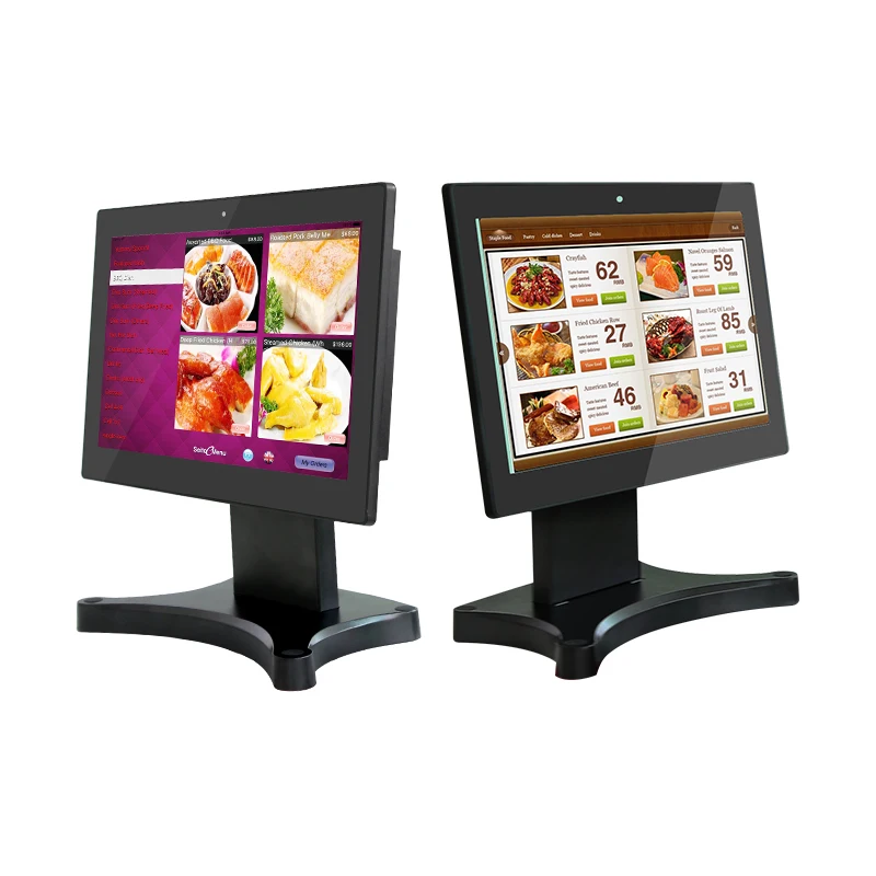 Android OS electronic menu 13.3 inch all in one pc for restaurant ordering system