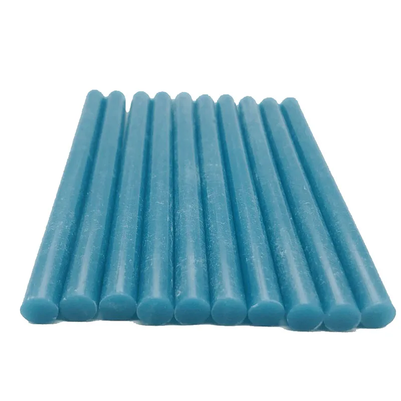 Blue Color 7MM Hot Melt Glue Sticks  For  Electric Glue Gun Car Audio Craft Repair Sticks Adhesive Sealing Wax Stick 10 Pcs