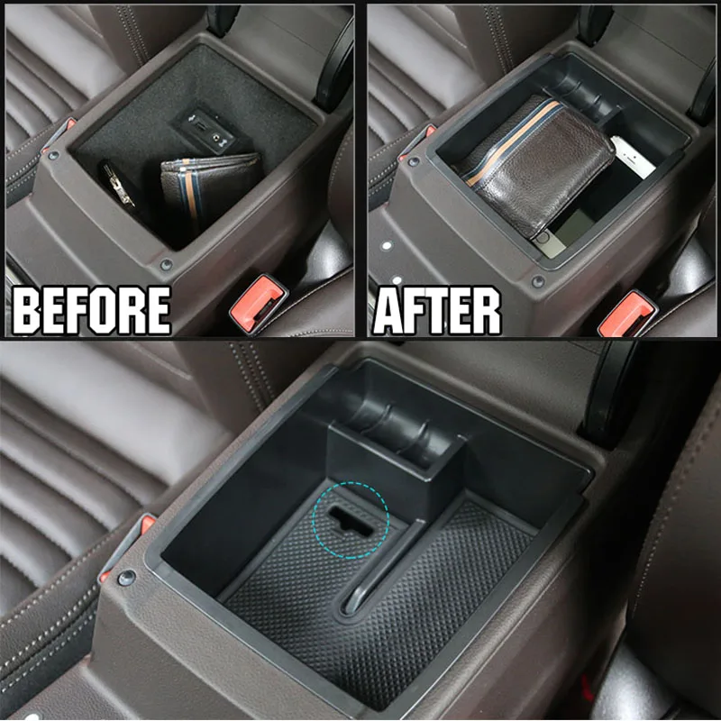 Armrest Storage Box For VW Volkswagen Passat B8 Sedan Variant Alltrack 2016 2017 2018 Center Console Bin Glove Tray Holder Case