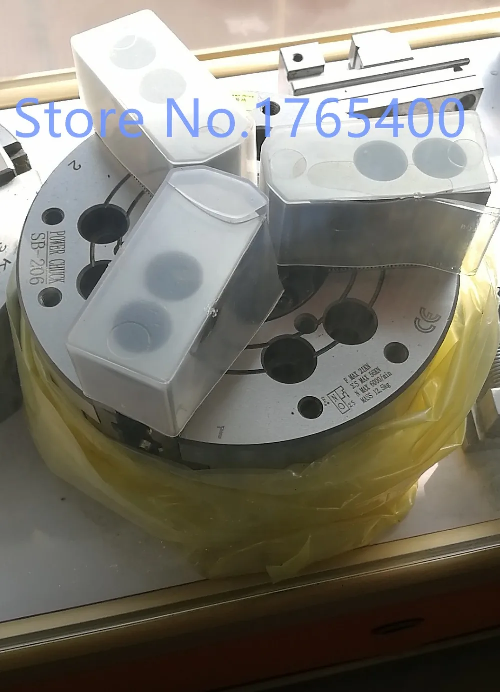 New 3 jaw 6 inch High Speed Hollow Power  chuck  three jaw hydrualic chuck hydrualic chuck full steel body for CNC lathe machine