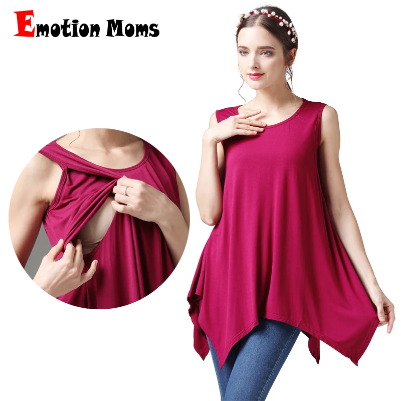 

Emotion Moms New Pregnancy Maternity Clothes Vest Lactation Tank Tops Breastfeeding Top For Pregnant Women Maternity Tops