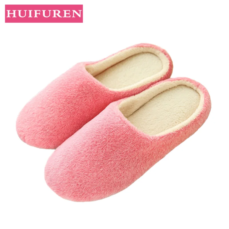 Slippers Women Indoor House plush Soft Cute Cotton Slippers Shoes Non-slip Floor Home Slippers Women Slides For Bedroom