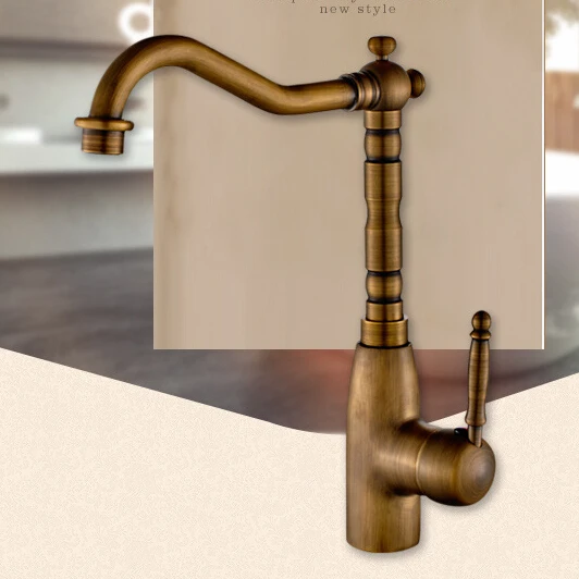 

Modern Open Spout Water Tap Bathroom Vessel Sink Faucet European Faucet Kitchen Faucet all copper